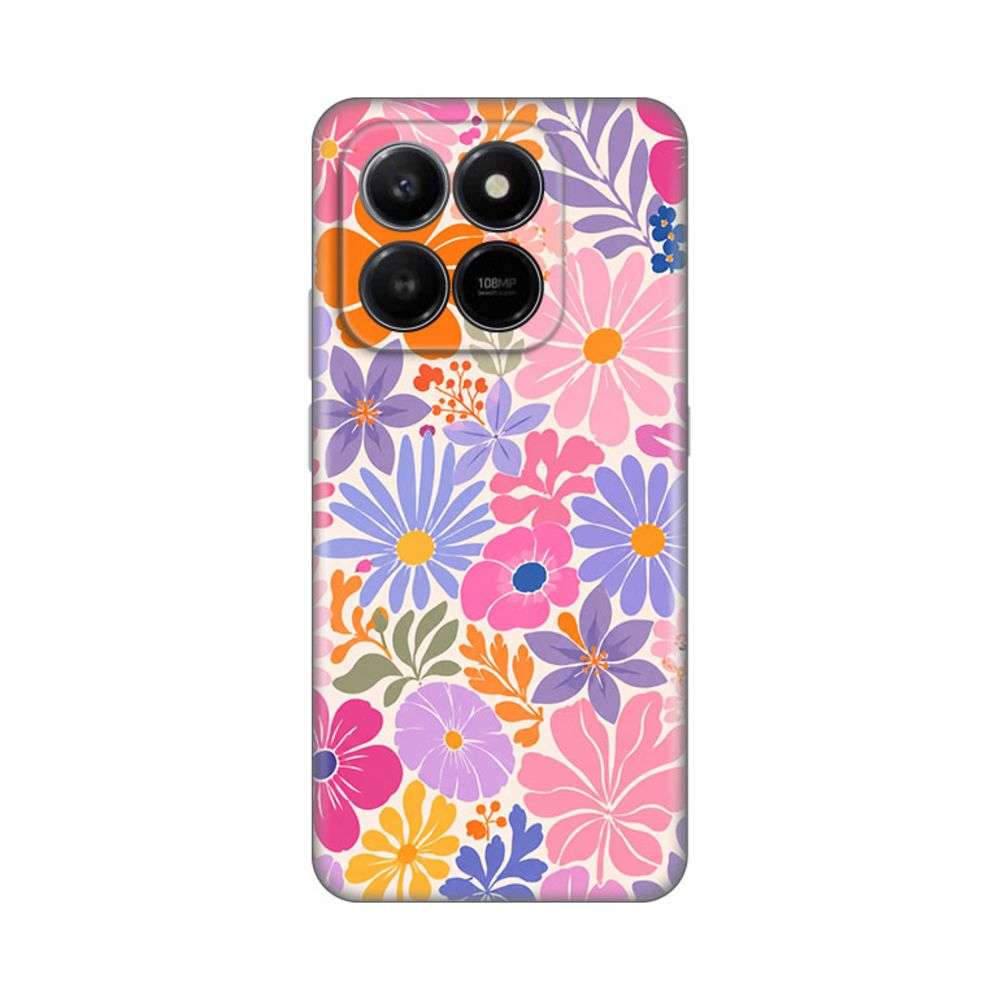 Torbica Silikonska Print za Honor X7d 4G/400 Smart 5G Sunny Petals