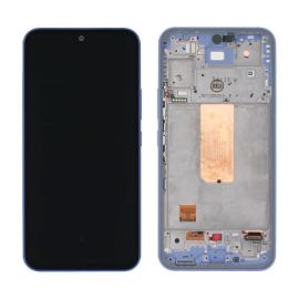 Slika LCD za Samsung A546B/Galaxy A54 5G + touch screen + frame Lavander Service Pack ORG/GH82-31231D