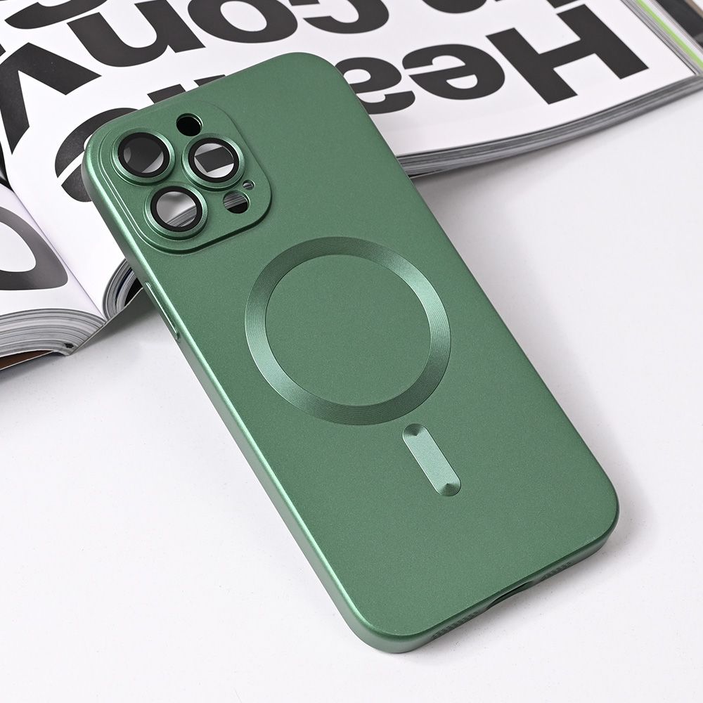 Torbica Magsafe Chrome za iPhone 13 Pro Max 6.7 zelena