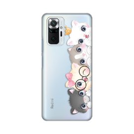 Torbica Silikonska Print Skin za Xiaomi Redmi Note 10 Pro/10 Pro Max Cats