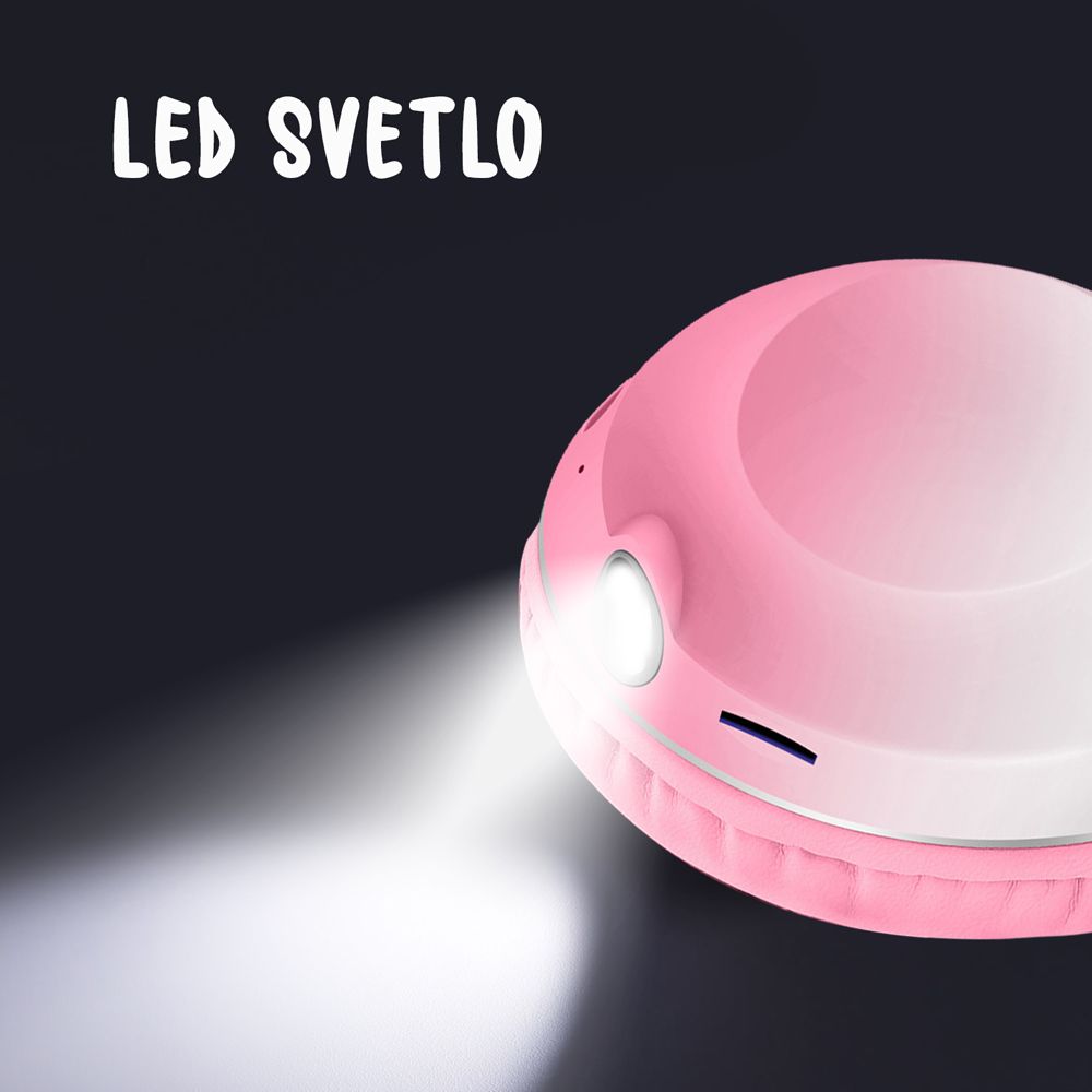 Bluetooth Slusalice Cat Ear Crne 206524 - slika 3