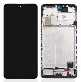 LCD za Xiaomi Redmi Note 10 Pro + touch screen + frame Black OLED