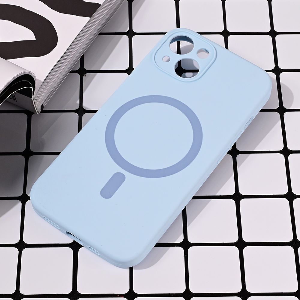 Torbica Magsafe Pure color za iPhone 13 6.1 svetlo plava