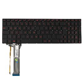 Slika Tastatura za laptop Asus GL552 GL552J GL552JX GL552V GL552VL GL552VX veliki enter sa pozadinskim osvetljenjem