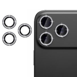 Zastita za kameru Diamond za iPhone 17 Pro Max 6.9 crna