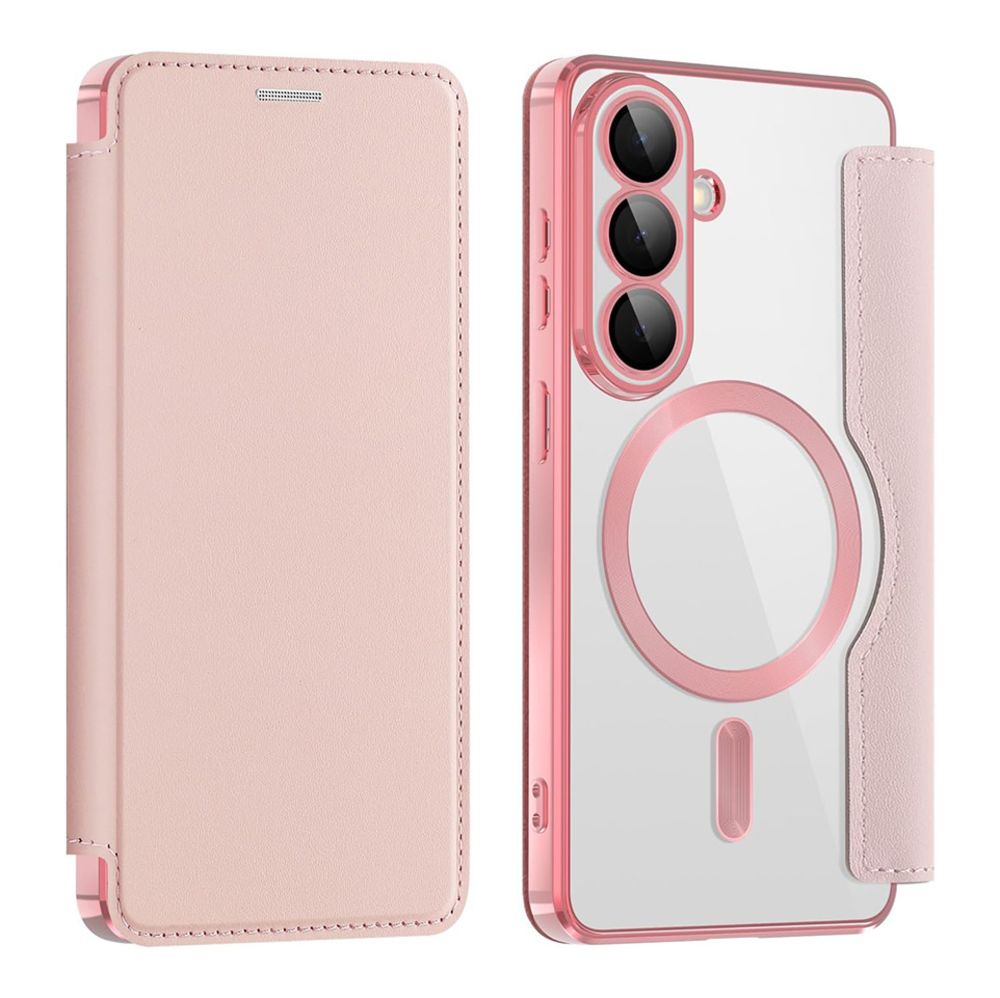 Torbica Magsafe Lux Bi Fold za Samsung S941B Galaxy S26 roze