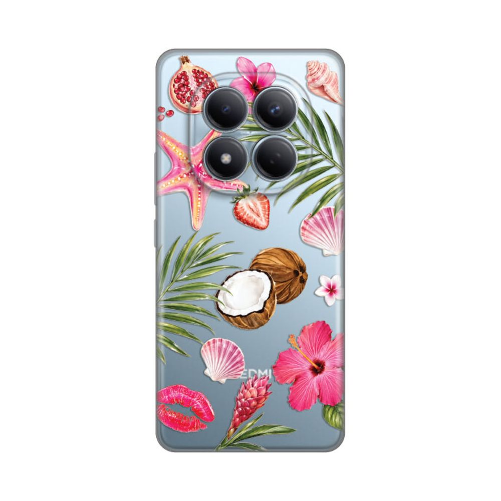 Torbica Silikonska Print za Xiaomi Redmi Note 15 Pro 4G Coconut Paradise