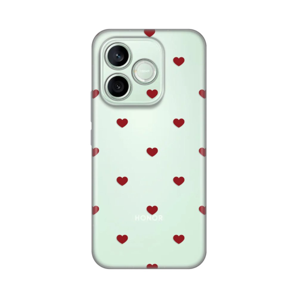Torbica Silikonska Print za Honor 600 Lite Red Hearts