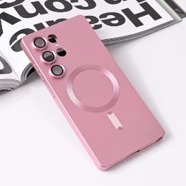 Slika Torbica Magsafe Chrome za Samsung S938B Galaxy S25 Ultra roze