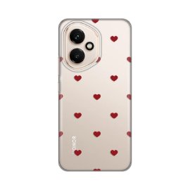 Slika Torbica Silikonska Print za Honor 400 Red Hearts