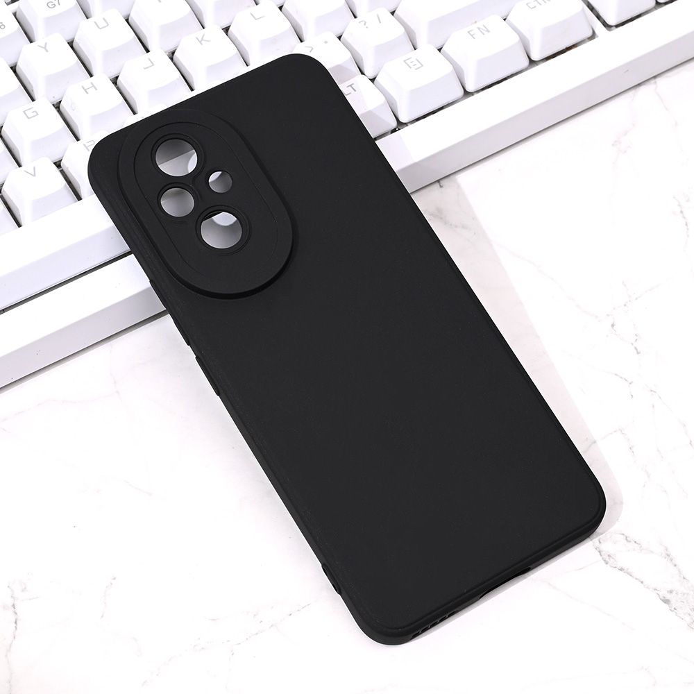Torbica Silikon Pro Camera za Honor 200 crna