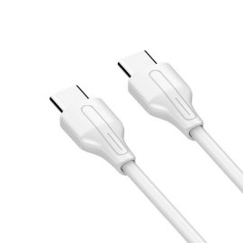 Slika Data kabl LDNIO LC132-C 65W Type C na Type C beli 2m
