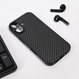 Torbica Carbon fiber za iPhone 17 6.3 crna