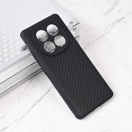 Torbica Carbon fiber za Xiaomi Redmi Note 14 Pro 5G (EU) crna