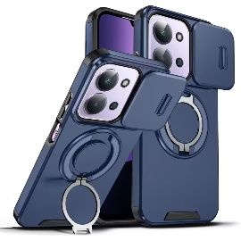 Slika Torbica CamShield Ring stand za Xiaomi Redmi 15C 4G EU 173mm plava