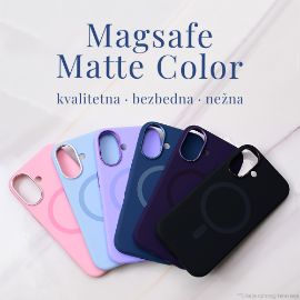 Torbica Magsafe Matte Color iPhone 16 Pro 6.3 ljubicasta