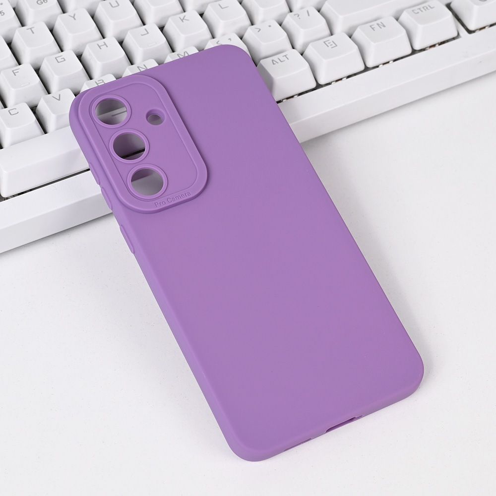 Torbica Silikon Pro Camera za Samsung S731B Galaxy S25 FE ljubicasta