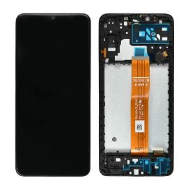 Slika LCD za Samsung A047/Galaxy A04s (GH82-29805A) + touch screen + frame Black FULL ORG-SP