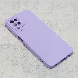 Torbica Silikon Pro Camera za Samsung A125F Galaxy A12 ljubicasta