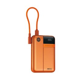 Power bank prenosiva baterija REMAX Range Series FP-122 22.5W sa integrisanim Type C kablom 10000mAh narandzasta