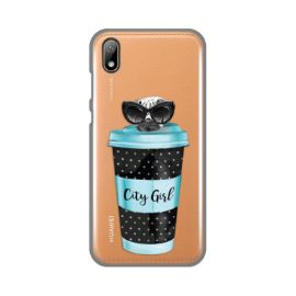 Slika Torbica Silikonska Print Skin za Huawei Y5 2019/Honor 8S 2019/2020 City Coffee