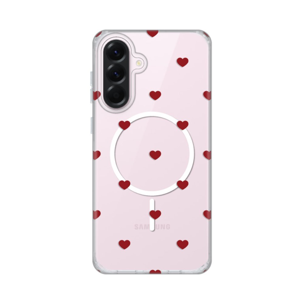 Torbica Print Magsafe za Samsung A566B Galaxy A56 Red Hearts