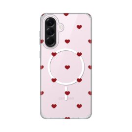 Slika Torbica Print Magsafe za Samsung A566B Galaxy A56 Red Hearts