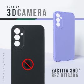Torbica 3D Camera za Xiaomi Redmi Note 15 5G ljubicasta