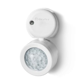 Slika PIR detektor pokreta, montaza na zid, automatski tajmer, beli, IP40, 1NO/10A, 230VAC, 18.71.8.230.0000