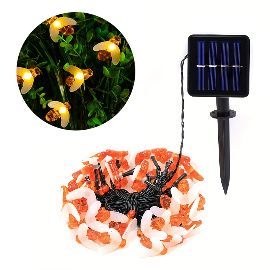 Slika Dekoracija sijalice pcelice solarne 12m