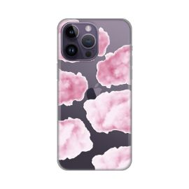 Slika Torbica Silikonska Print Skin za iPhone 14 Pro Max 6.7 Pink Clouds
