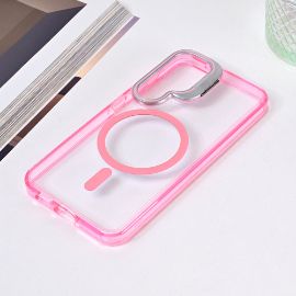 Slika Torbica Magsafe transparent za Samsung S921B Galaxy S24 pink