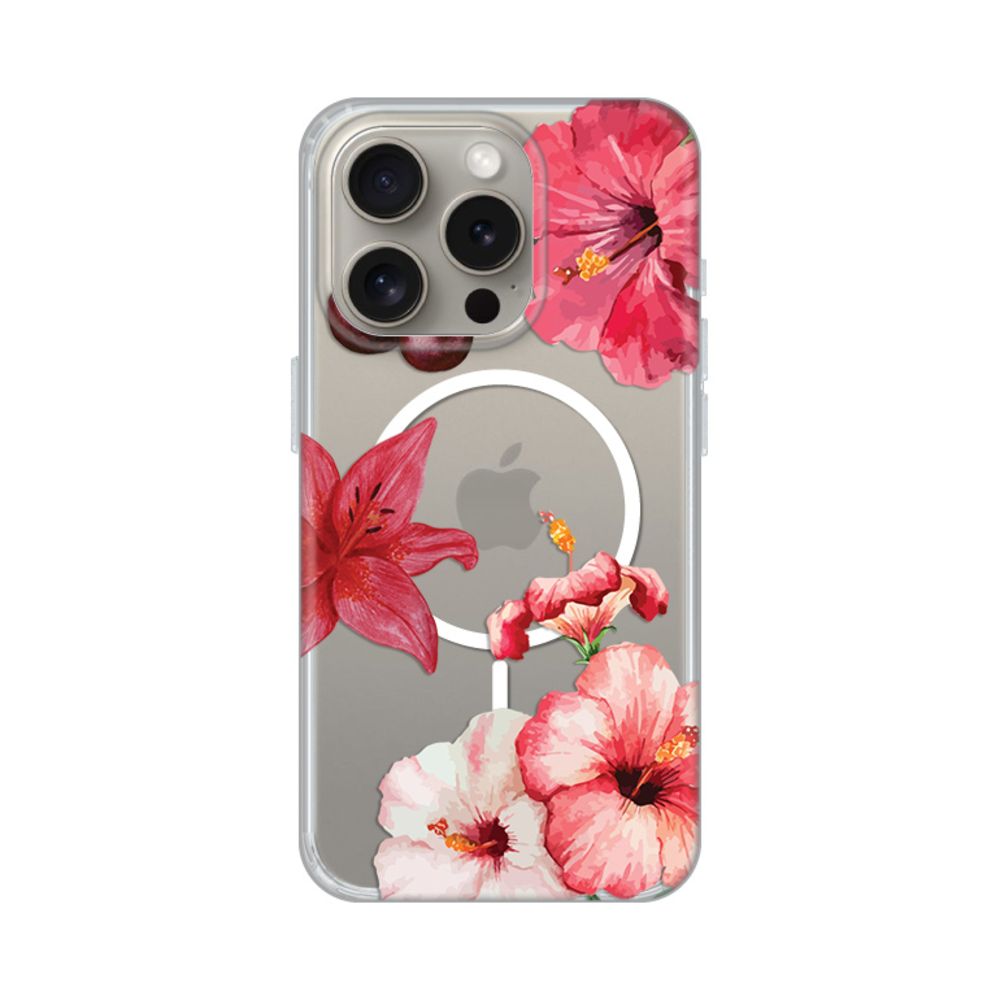 Torbica Print Magsafe za iPhone 16 Pro 6.3 Hibiscus