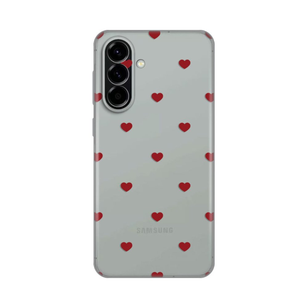 Torbica Silikonska Print za Samsung A576B Galaxy A57 5G Red Hearts