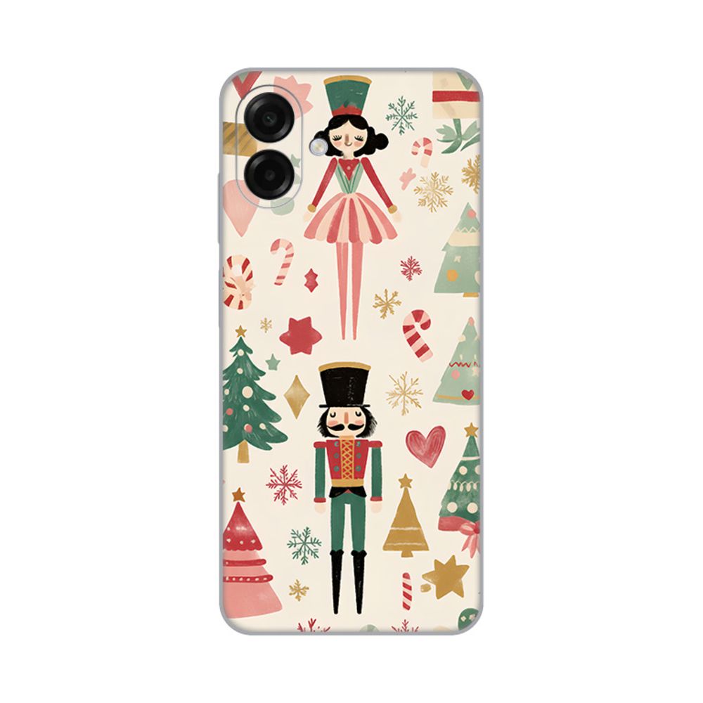 Torbica Silikonska Print za Samsung A075F Galaxy A07 Vintage Christmas