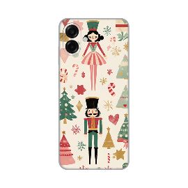 Torbica Silikonska Print za Samsung A075F Galaxy A07 Vintage Christmas