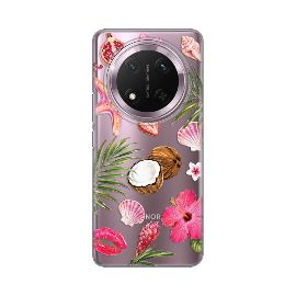 Slika Torbica Silikonska Print za Honor Magic 7 Lite Coconut Paradise