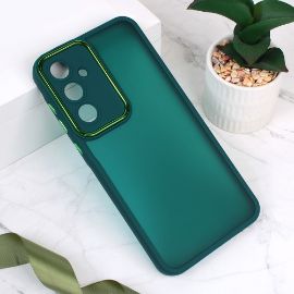 Slika Torbica Shining Camera za Samsung A556B Galaxy A55 5G tamno zelena