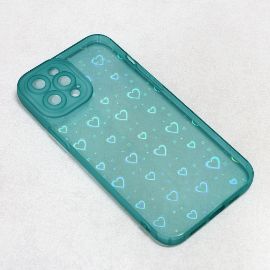 Slika Torbica Heart Color IMD za iPhone 12 Pro Max 6.7 tamno zelena