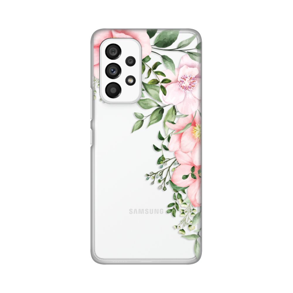 Torbica Silikonska Print Skin za Samsung A536B Galaxy A53 5G Gentle Rose Pattern