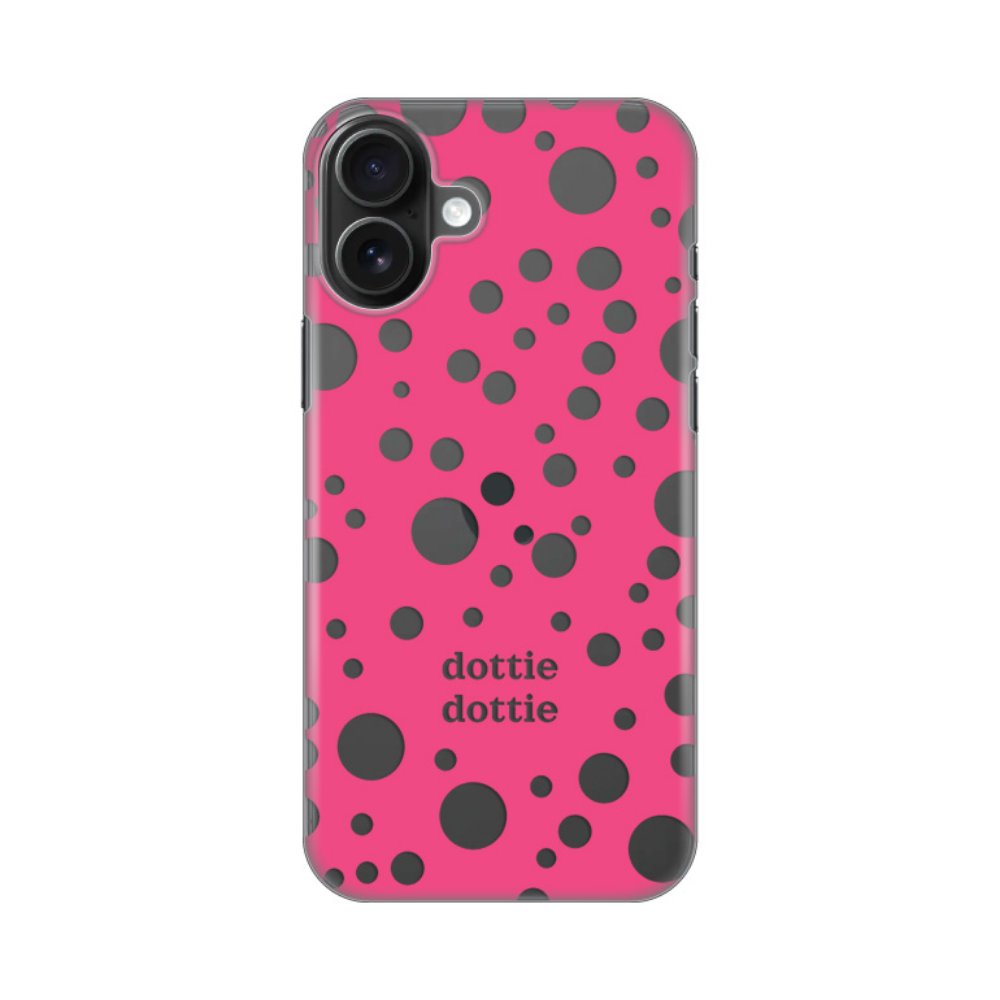 Torbica Silikonska Print Skin za iPhone 16 Plus 6.7 Dottie Dottie Pink