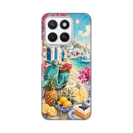 Slika Torbica Silikonska Print Skin za Honor X8c Summer in Greece