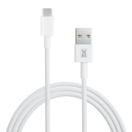 Slika Data kabl L 3G QC, USB na Type C beli 1m