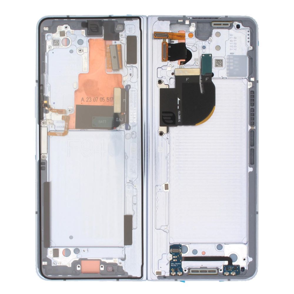 LCD za Samsung F946B/Galaxy Z Fold 5 + touch screen + frame Ice Blue Service Pack ORG/GH82-31842C