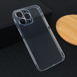 Slika Torbica silikonska Ultra Thin with pluggy za iPhone 14 Pro Max 6.7 transparent