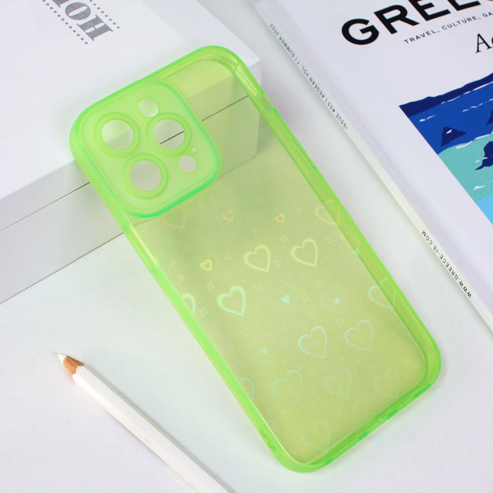 Torbica Heart Color IMD za iPhone 14 Pro Max 6.7 svetlo zelena