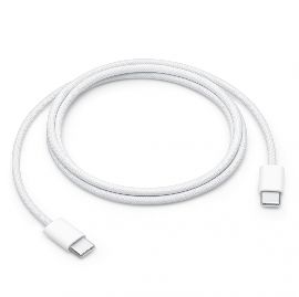 Data kabl L za iPhone 15-17 60W Type C na Type C beli 1m