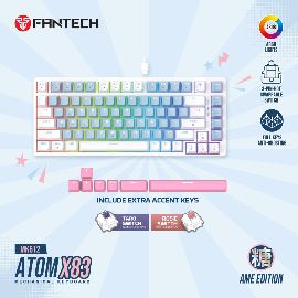 Tastatura Mehanicka Gaming Fantech MK612 Atom x83 AME plava (taro switch)