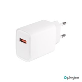 Kucni Punjac Pluginn AJ-18 QC3.0 18W sa Type C kablom beli CE