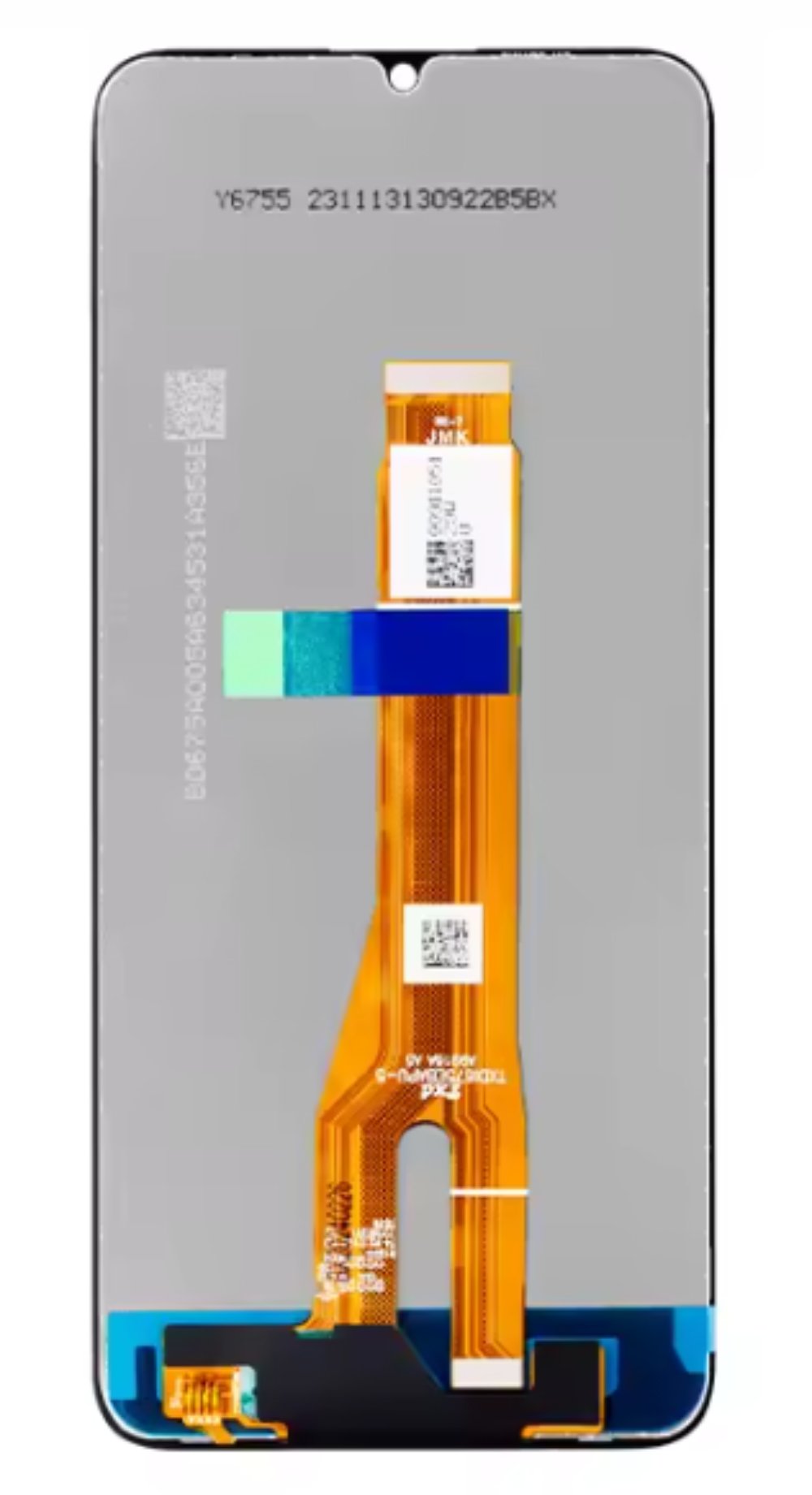 LCD za Honor X7a + touch screen Black CHO